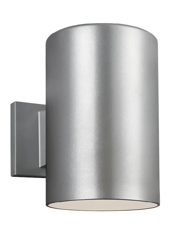 marble wall lamps with luxurious veining for high - end living spacesOutdoor Cylinders Collection - Large One Light Outdoor Turtle Friendly Wall Lantern | Finish: Painted Brushed Nickel - 8313901-753/T marble wall lamps with luxurious veining for high - end living spacesOutdoor Cylinders Collection - Large One Light Outdoor Turtle Friendly Wall Lantern | Finish: Painted Brushed Nickel - 8313901-753/T