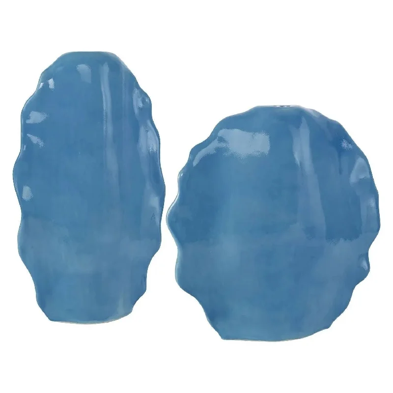 Ruffled Feathers Vases - Set of 2