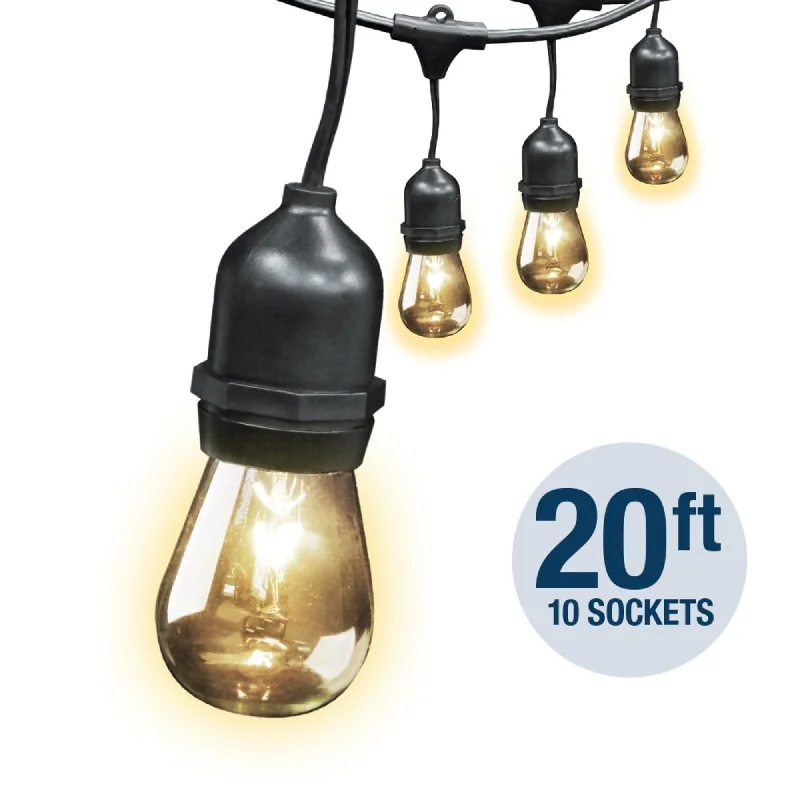 String Lights for DIY Home Decor Projects20 ft. Incandescent String Light Set