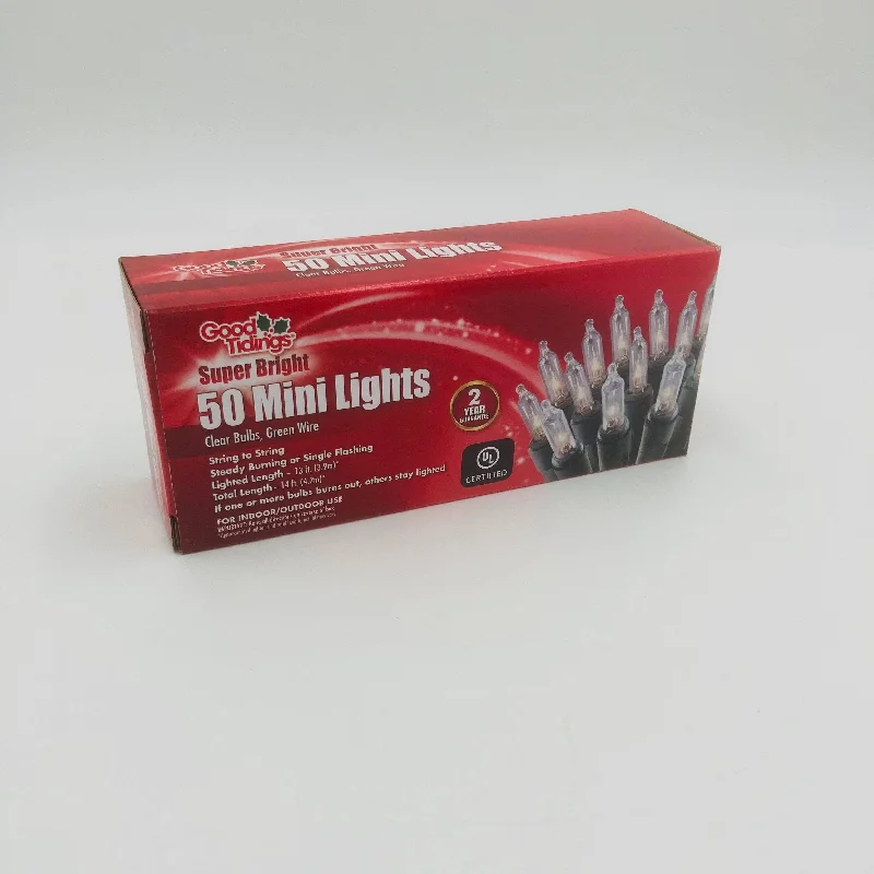 String Lights for Camping TripsSuper Bright Light Set - Clear
