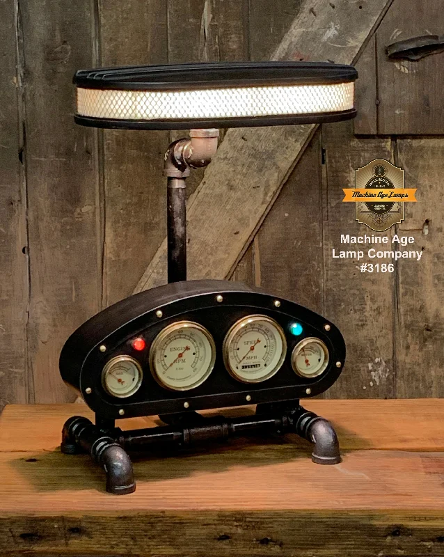 Explosion - Proof Industrial Lighting for Hazardous LocationsSteampunk Industrial / Antique Vintage Gauges / Automotive / Rat Hot rod / Lamp #3186 sold Explosion - Proof Industrial Lighting for Hazardous LocationsSteampunk Industrial / Antique Vintage Gauges / Automotive / Rat Hot rod / Lamp #3186 sold