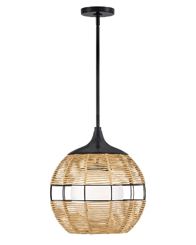 Recessed lights for kitchens with a lot of natural lightMaddox LED Pendant in Black with Light Natural Nylon Shade Recessed lights for kitchens with a lot of natural lightMaddox LED Pendant in Black with Light Natural Nylon Shade