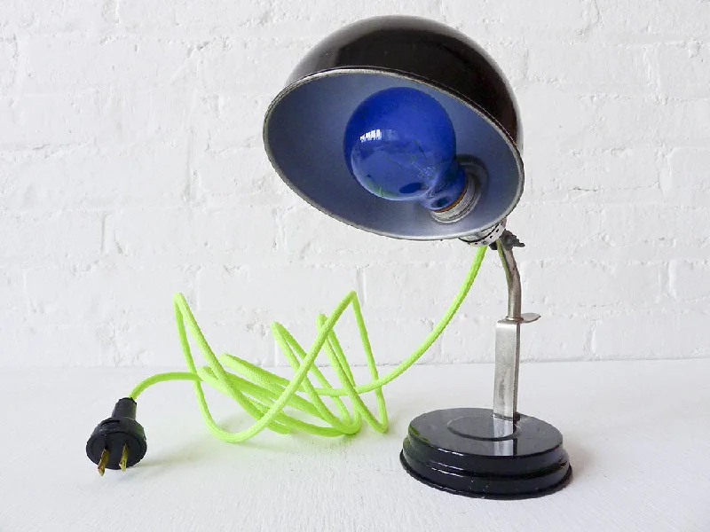 Lava Lamps for Ice Cream Parlors to Make it More Fun15% SALE Vintage Industrial Black & Chrome Lamp or Sconce with Neon Green Yellow Color Cord Lava Lamps for Ice Cream Parlors to Make it More Fun15% SALE Vintage Industrial Black & Chrome Lamp or Sconce with Neon Green Yellow Color Cord