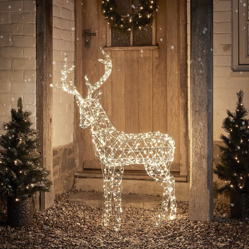 String Lights for Wedding Receptions1.2m Duchy Stag Dual Colour Micro LED Light Up Reindeer String Lights for Wedding Receptions1.2m Duchy Stag Dual Colour Micro LED Light Up Reindeer