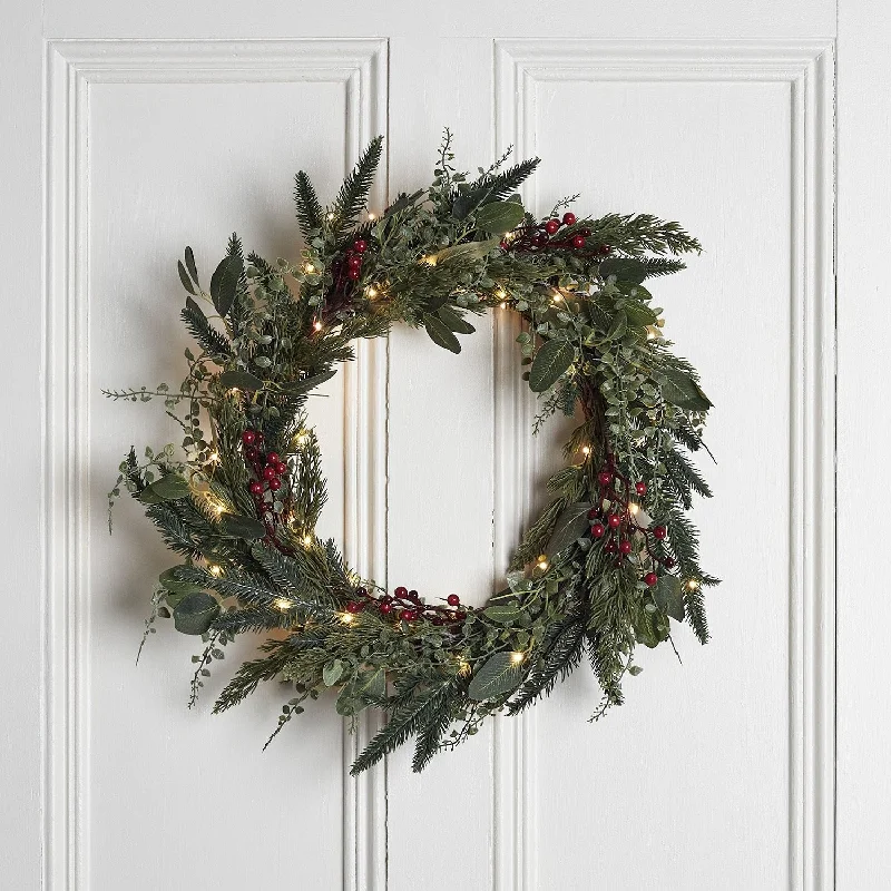 String Lights for Camping Trips45cm Pine & Red Berry Christmas Wreath Micro Light Bundle String Lights for Camping Trips45cm Pine & Red Berry Christmas Wreath Micro Light Bundle