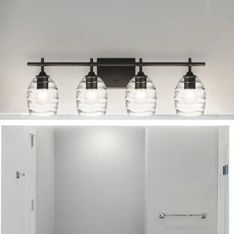 High - Bay LED Industrial Lighting for WarehousesUQL5512 Coastal Indoor Bath Light, 9.25''H x 29.00''W x 6.50''D, Matte Black Finish, Northbridge Collection High - Bay LED Industrial Lighting for WarehousesUQL5512 Coastal Indoor Bath Light, 9.25''H x 29.00''W x 6.50''D, Matte Black Finish, Northbridge Collection