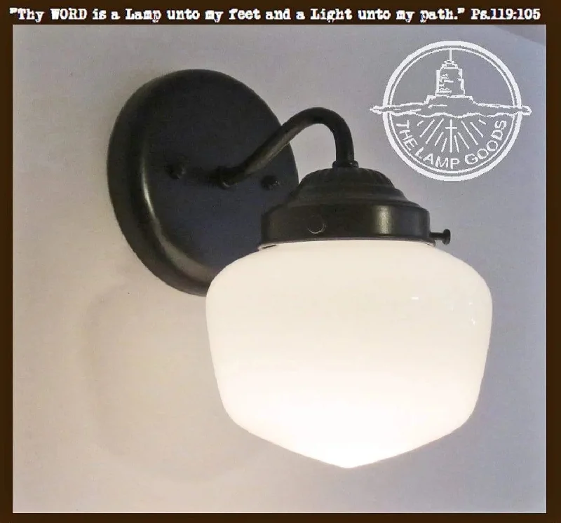 Industrial Lighting for Chemical PlantsSchoolhouse Sconce Wall Light