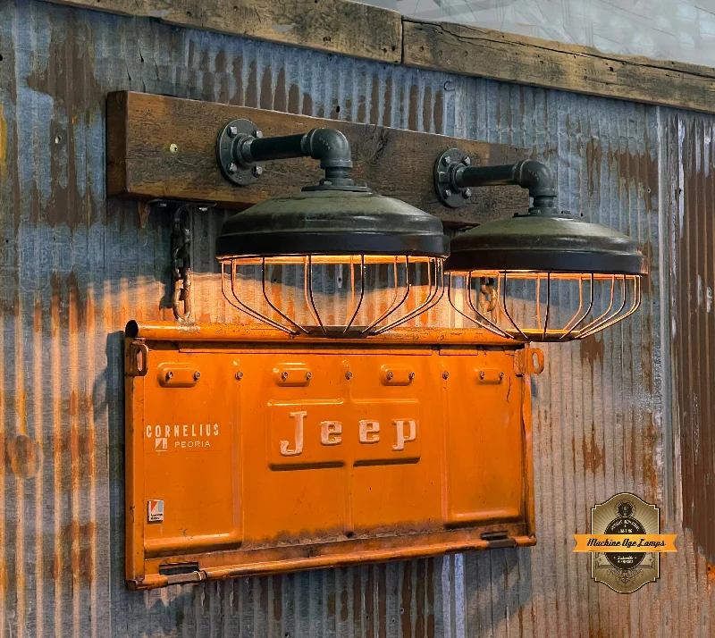 Industrial Lighting with High CRI (Color Rendering Index) for True Color PerceptionSteampunk Industrial / Jeep Tailgate Wall Light / Sconce / Barnwood /Automotive / Lamp #4061 Industrial Lighting with High CRI (Color Rendering Index) for True Color PerceptionSteampunk Industrial / Jeep Tailgate Wall Light / Sconce / Barnwood /Automotive / Lamp #4061