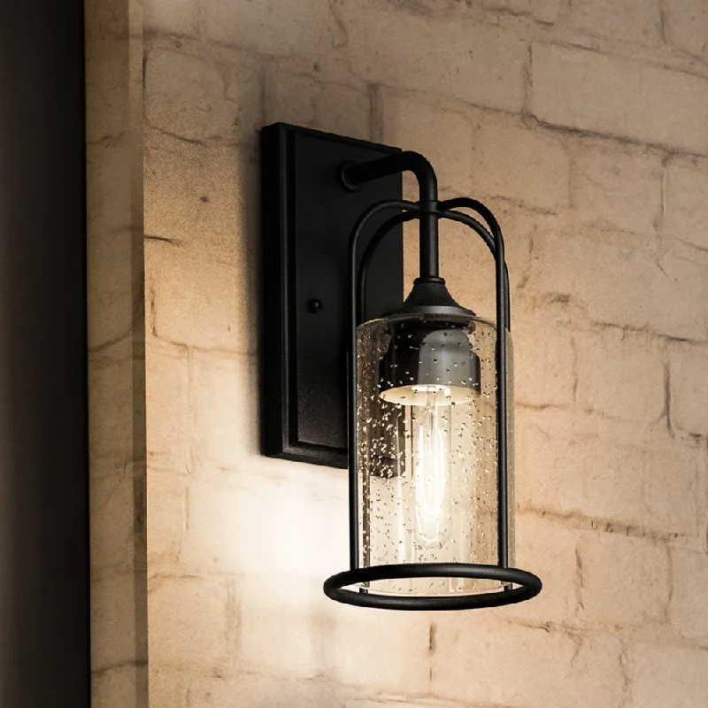 Industrial Lighting for Electronics ManufacturingUHP1300 Farmhouse Outdoor Wall Sconce 12.75''H x 6.125''W, Midnight Black Finish, Henderson Collection Industrial Lighting for Electronics ManufacturingUHP1300 Farmhouse Outdoor Wall Sconce 12.75''H x 6.125''W, Midnight Black Finish, Henderson Collection