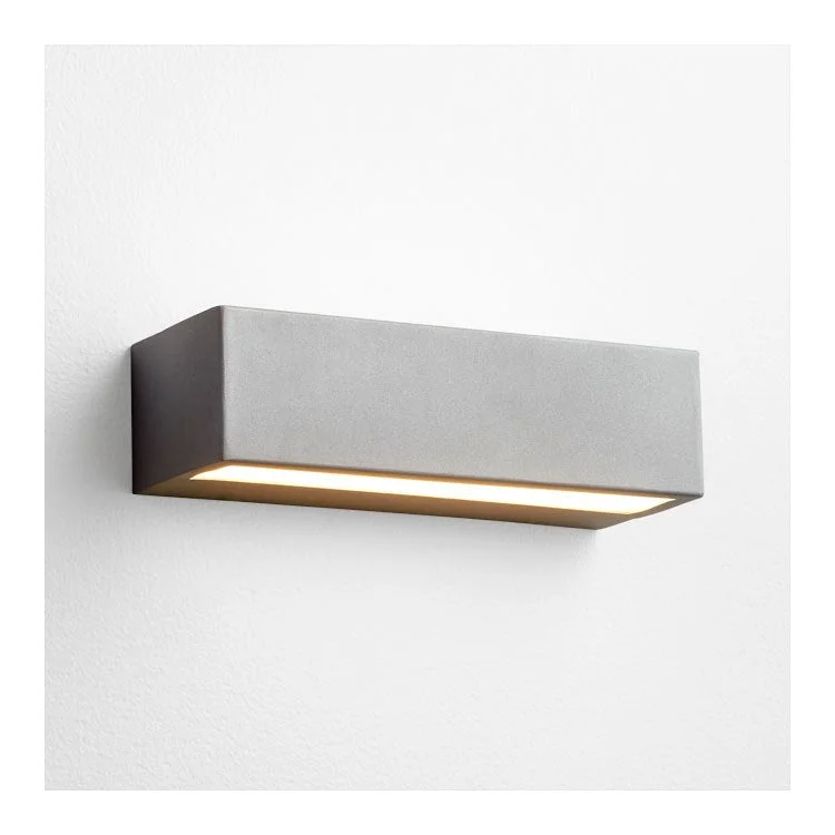 Frosted - lens recessed lights for a soft, diffused glowMaia Single-Light LED Outdoor Wall Sconce - Gray Frosted - lens recessed lights for a soft, diffused glowMaia Single-Light LED Outdoor Wall Sconce - Gray