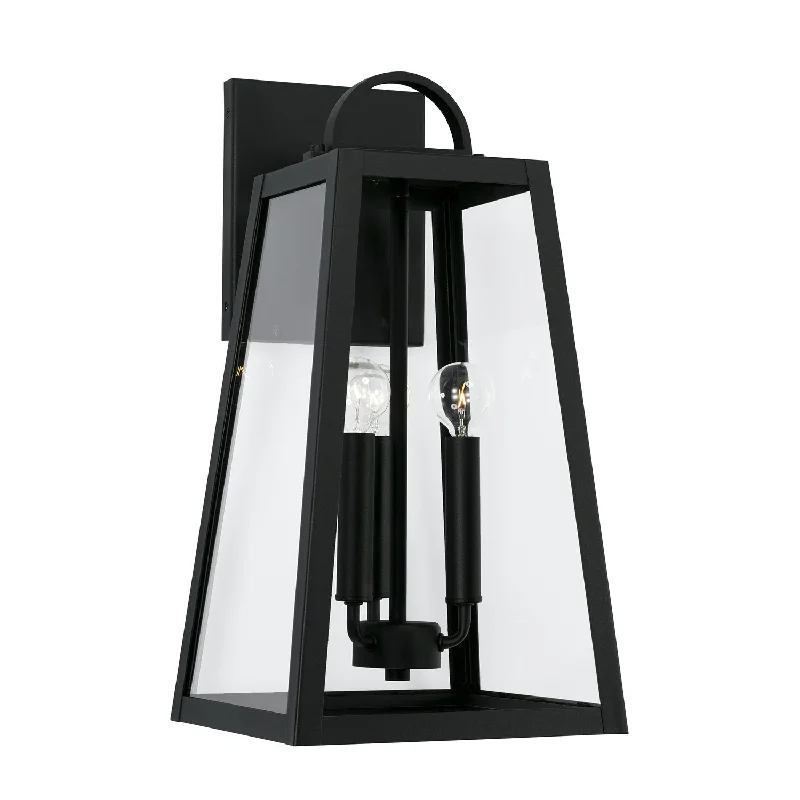 leather wall lamps with a distressed texture for a rugged and stylish lookLeighton 3-Light Outdoor Wall Lantern in Black leather wall lamps with a distressed texture for a rugged and stylish lookLeighton 3-Light Outdoor Wall Lantern in Black