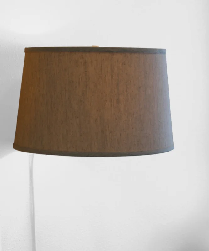 glass wall lamps with frosted glass for soft, diffused lightFloating Shade Plug-In Wall Light Textured Oatmeal 14x16x10 glass wall lamps with frosted glass for soft, diffused lightFloating Shade Plug-In Wall Light Textured Oatmeal 14x16x10