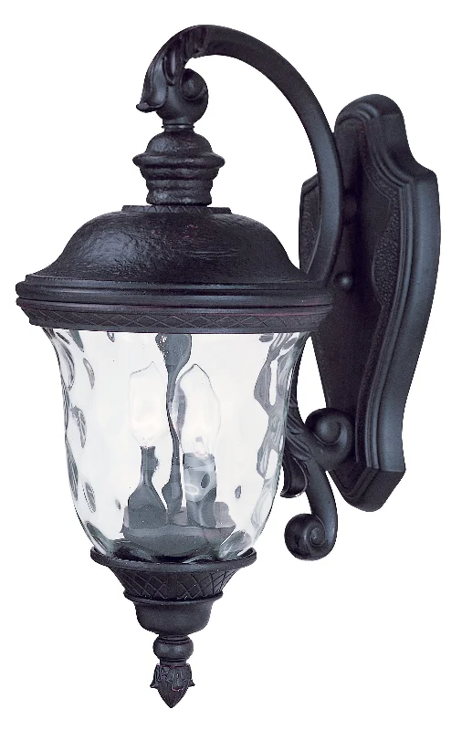 metal wall lamps with a matte black finish for a sleek and modern lookCarriage House DC 2-Light Outdoor Wall Lantern