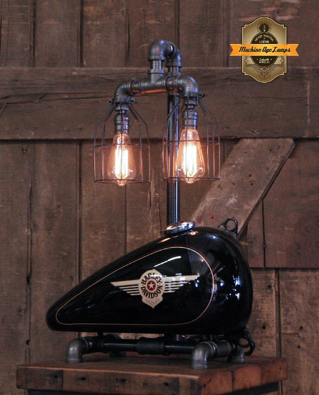 Waterproof Industrial Lighting for Wet AreasSteampunk Industrial Lamp / Re-Purposed HD Tank / Authentic Motorcycle Tank / Lamp #4102 sold Waterproof Industrial Lighting for Wet AreasSteampunk Industrial Lamp / Re-Purposed HD Tank / Authentic Motorcycle Tank / Lamp #4102 sold