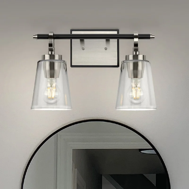 Industrial Ceiling - Mounted Lighting for Assembly PlantsUHP4942 Classic Indoor Bath Light, 9-1/8''H x 6-5/8"W x 14-1/2''D, Brushed Nickel Finish, Norfolk Collection Industrial Ceiling - Mounted Lighting for Assembly PlantsUHP4942 Classic Indoor Bath Light, 9-1/8''H x 6-5/8"W x 14-1/2''D, Brushed Nickel Finish, Norfolk Collection
