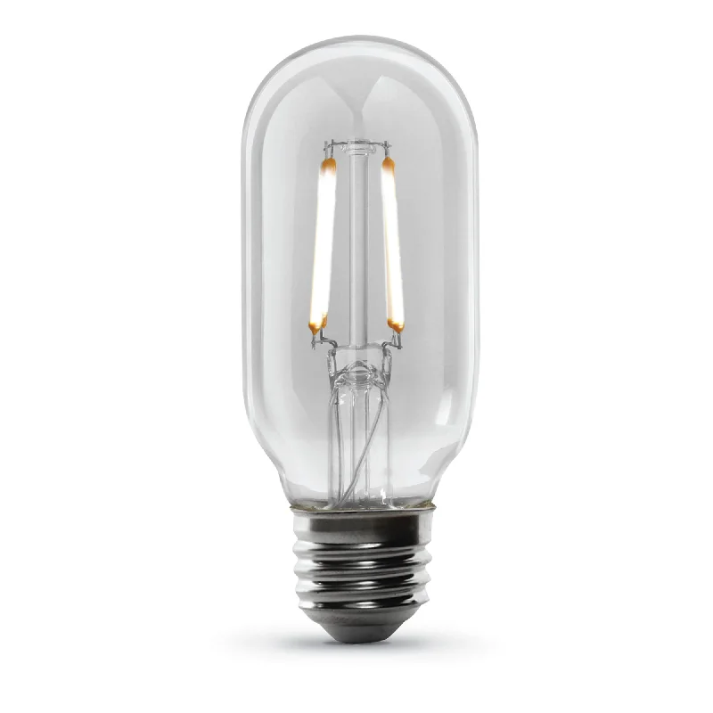 Dimmable LED Edison globe light bulbs4W (40W Replacement) T14 E26 Dimmable Straight Filament Clear Glass Vintage Edison LED Light Bulb, Soft White Dimmable LED Edison globe light bulbs4W (40W Replacement) T14 E26 Dimmable Straight Filament Clear Glass Vintage Edison LED Light Bulb, Soft White
