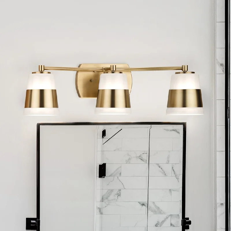 Industrial Lighting for Automotive Manufacturing PlantsUHP4647 Modern Indoor Bath Light, 7''H x 6-3/4"W x 24''D, Vintage Brass Finish, Rheine Collection Industrial Lighting for Automotive Manufacturing PlantsUHP4647 Modern Indoor Bath Light, 7''H x 6-3/4"W x 24''D, Vintage Brass Finish, Rheine Collection