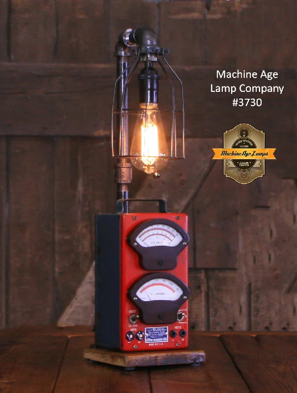 Industrial Ceiling - Mounted Lighting for Assembly PlantsSteampunk Industrial / Antique Sun Meter / Automotive Car Garage / Lamp #3730 Industrial Ceiling - Mounted Lighting for Assembly PlantsSteampunk Industrial / Antique Sun Meter / Automotive Car Garage / Lamp #3730
