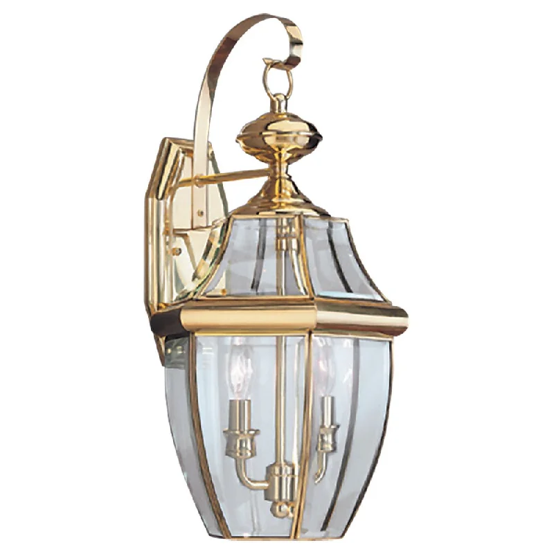 industrial style wall lamps with exposed bulbs for urban loftsLancaster 2-Light Outdoor Wall Lantern