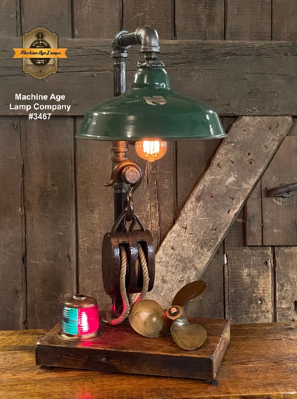 Industrial Lighting for Electronics ManufacturingSteampunk Industrial / Antique Nautical Boat Display / Nautical / Marine / Cabin / Lamp #3467 Industrial Lighting for Electronics ManufacturingSteampunk Industrial / Antique Nautical Boat Display / Nautical / Marine / Cabin / Lamp #3467