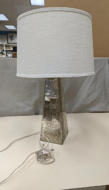 Lava Lamps for Antique Stores to Blend with the Retro CharmSILVER MERCURY GLASS SHADE LAMP