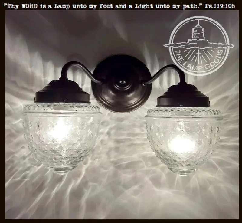 Industrial Pendant Lighting for Machine ShopsAntique Glass Double Wall Sconce Light Fixture Industrial Pendant Lighting for Machine ShopsAntique Glass Double Wall Sconce Light Fixture