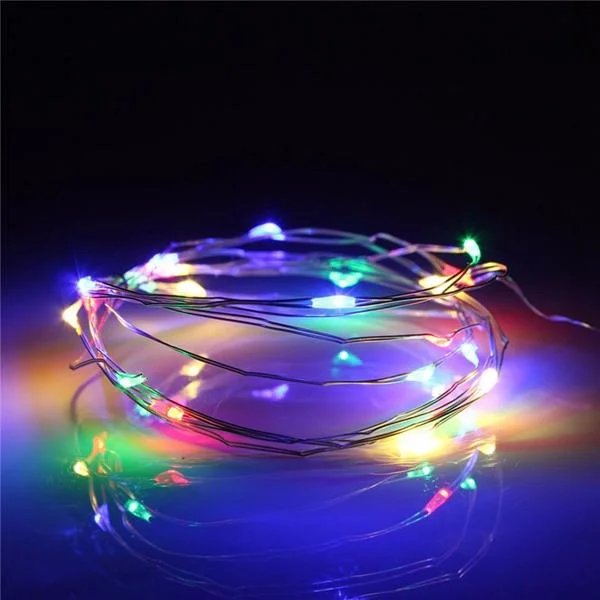 String Lights with Clear Bulbs for a Classic Look7.5 FT|20 LED Battery Operated Multi-Color Flashing Color-Changing Fairy String Lights String Lights with Clear Bulbs for a Classic Look7.5 FT|20 LED Battery Operated Multi-Color Flashing Color-Changing Fairy String Lights