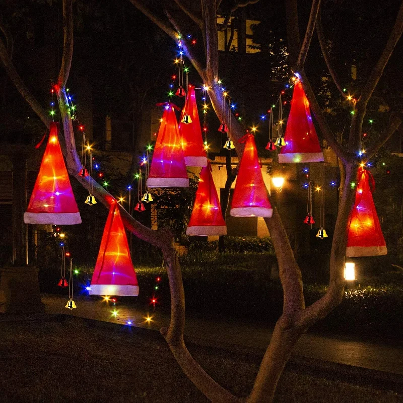 String Lights with Edison Bulbs for Rustic AmbianceHanging Lighted Christmas Hat String Lights String Lights with Edison Bulbs for Rustic AmbianceHanging Lighted Christmas Hat String Lights