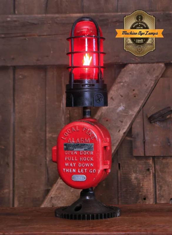 Industrial Pendant Lighting for Machine ShopsSteampunk Industrial Machine Age Lamp / Fireman / Police / Antique Call box / Alarm / Lamp #3880 sold Industrial Pendant Lighting for Machine ShopsSteampunk Industrial Machine Age Lamp / Fireman / Police / Antique Call box / Alarm / Lamp #3880 sold
