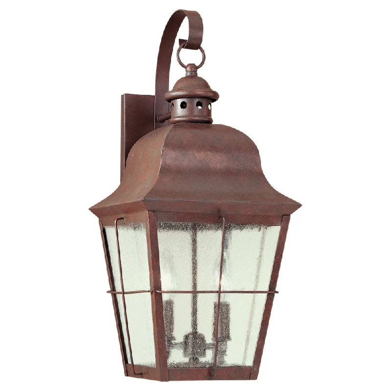industrial style wall lamps with exposed bulbs for urban loftsChatham Outdoor Wall Lantern