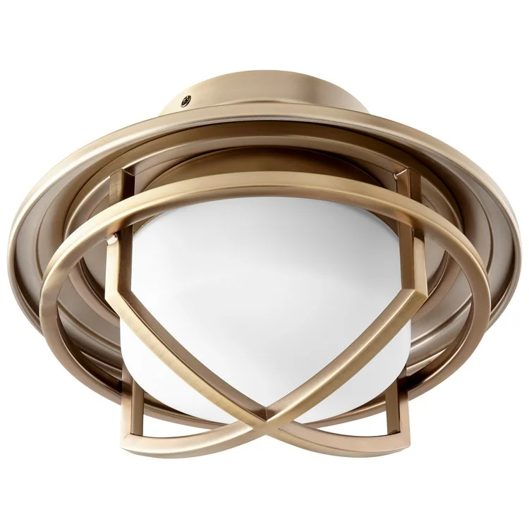 Recessed lights for laundry rooms with a long lifespanFleet Single-Light LED Ceiling Fan Cage Light Kit - Aged Brass Recessed lights for laundry rooms with a long lifespanFleet Single-Light LED Ceiling Fan Cage Light Kit - Aged Brass