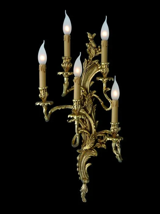 gothic style wall lamps with dark finishes for a mysterious library5 Light Wall Light gothic style wall lamps with dark finishes for a mysterious library5 Light Wall Light