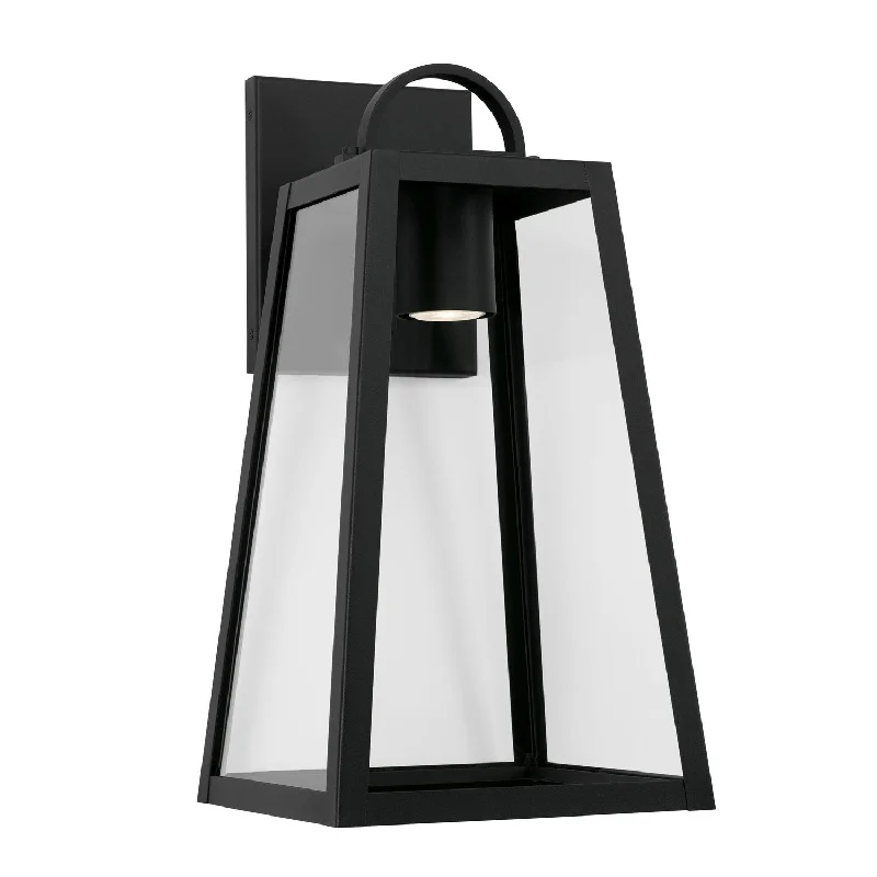gothic style wall lamps with dark finishes for a mysterious libraryLeighton 1-Light Outdoor Wall Lantern in Black gothic style wall lamps with dark finishes for a mysterious libraryLeighton 1-Light Outdoor Wall Lantern in Black