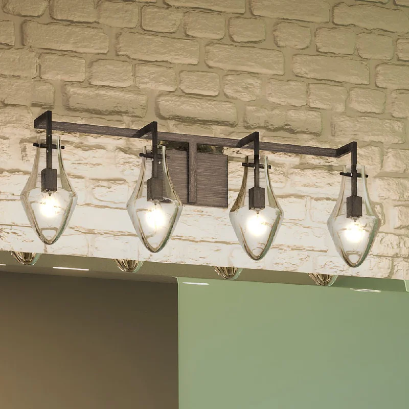 Industrial Lighting with High CRI (Color Rendering Index) for True Color PerceptionUEX2734 Scandinavian Bath Light 12''H x 36''W, Aged Zinc Finish, Auburn Collection Industrial Lighting with High CRI (Color Rendering Index) for True Color PerceptionUEX2734 Scandinavian Bath Light 12''H x 36''W, Aged Zinc Finish, Auburn Collection