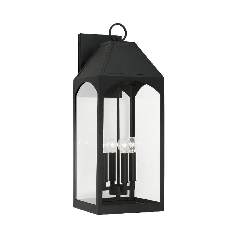 victorian style wall lamps with intricate metalwork for traditional entrywaysBurton 4-Light Outdoor Wall Lantern in Black victorian style wall lamps with intricate metalwork for traditional entrywaysBurton 4-Light Outdoor Wall Lantern in Black