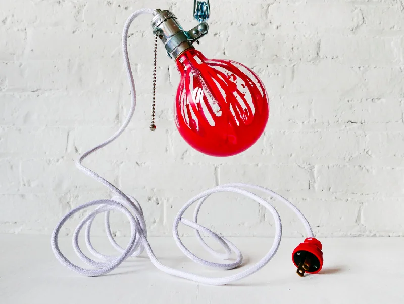 Lava Lamps for Cupcake Shops to Create a Sweet AtmosphereNetflix and Chill Industrial Clip Clamp Light w/ White Textile Cord