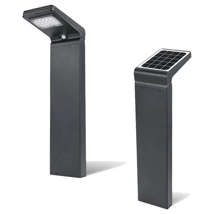 Industrial Lighting for Textile Mills5W SOLAR LED SQUARE BOLLARD
