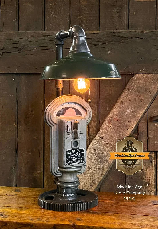 Industrial Ceiling - Mounted Lighting for Assembly PlantsSteampunk Industrial / Parking Meter / Duncan Miller / Shade / Automotive / Lamp #3472 Industrial Ceiling - Mounted Lighting for Assembly PlantsSteampunk Industrial / Parking Meter / Duncan Miller / Shade / Automotive / Lamp #3472