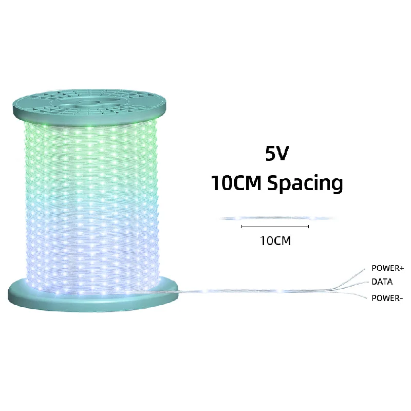 Color - Changing LED String Lights for Christmas Decor5V10CM Color Changing 32.8 FT 100 LED Christmas Pebble String Lights Color - Changing LED String Lights for Christmas Decor5V10CM Color Changing 32.8 FT 100 LED Christmas Pebble String Lights