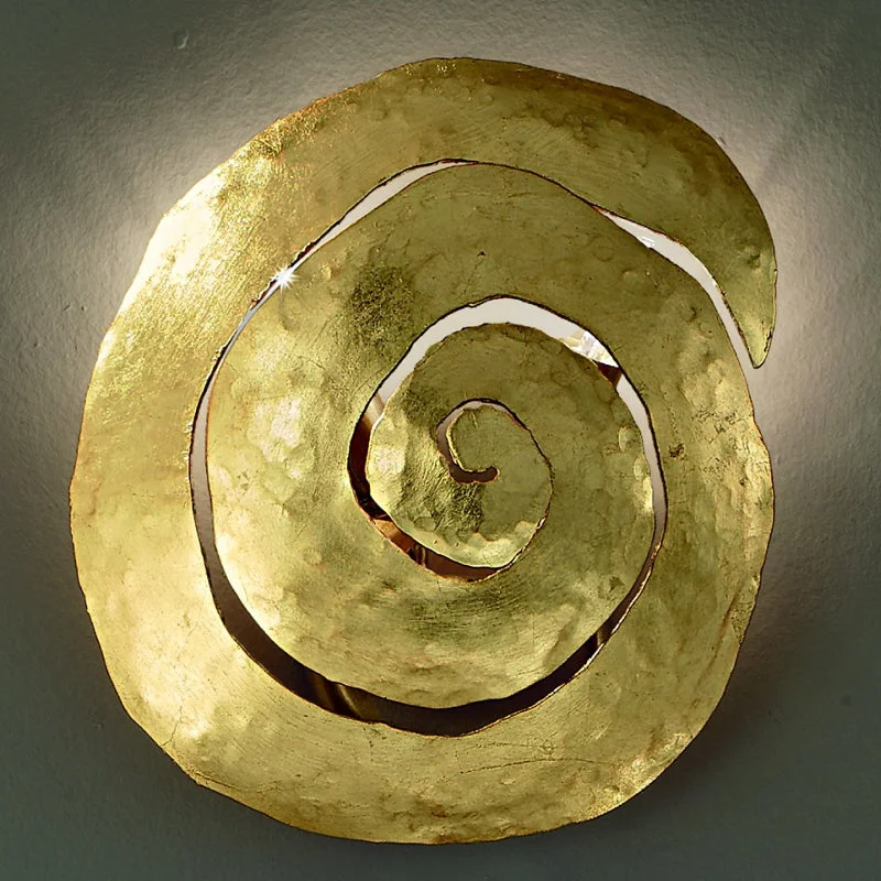 modern minimalist wall lamps for contemporary living roomsTraditional Hand-Forged And Gilded Wall Light