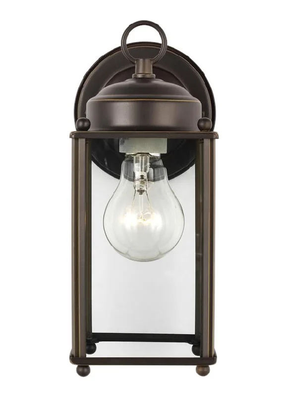 fabric wall lamps with a linen shade for a relaxed and breathable atmosphereNew Castle Collection - Large One Light Outdoor Wall Lantern | Finish: Antique Bronze - 8593-71 fabric wall lamps with a linen shade for a relaxed and breathable atmosphereNew Castle Collection - Large One Light Outdoor Wall Lantern | Finish: Antique Bronze - 8593-71