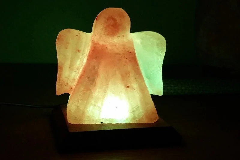 Salt Lamps for Art Studios to Set a Creative MoodWhite Himalayan Angel lamp
