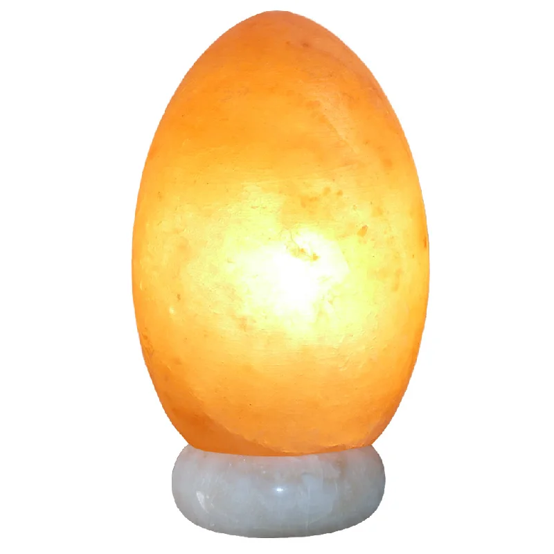 Salt Lamps for Office Stress ReductionCarved Egg Himalayan Salt Lamps on Onyx Crystal Base