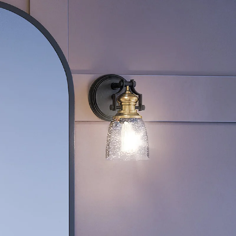Industrial Emergency Lighting for Safety in FactoriesUEX2457 New Traditional Wall Sconce 10''H x 6''W, Oil Rubbed Bronze & Satin Brass Finish, Winsted Collection Industrial Emergency Lighting for Safety in FactoriesUEX2457 New Traditional Wall Sconce 10''H x 6''W, Oil Rubbed Bronze & Satin Brass Finish, Winsted Collection