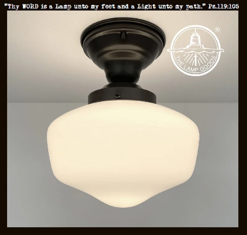 Industrial Emergency Lighting for Safety in FactoriesModern Milk Glass Schoolhouse Ceiling Light Fixture Industrial Emergency Lighting for Safety in FactoriesModern Milk Glass Schoolhouse Ceiling Light Fixture