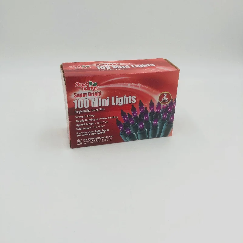 String Lights for Seasonal Decorations (Spring, Fall, etc.)Super Bright Light Set - Purple