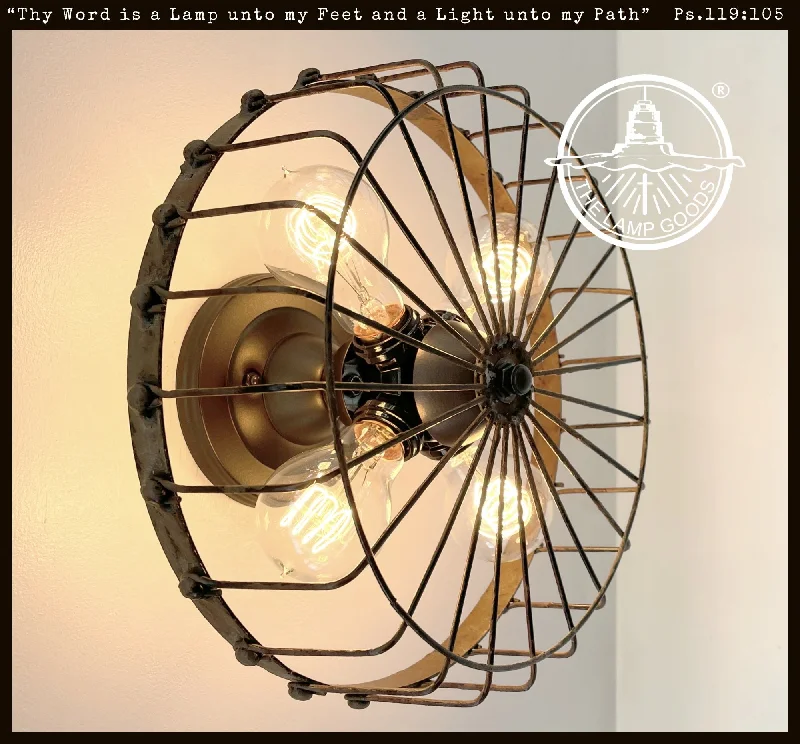 Energy - Efficient Industrial Lighting for Cost - SavingsRustic INDUSTRIAL Wall Light Fixture-4 light Energy - Efficient Industrial Lighting for Cost - SavingsRustic INDUSTRIAL Wall Light Fixture-4 light