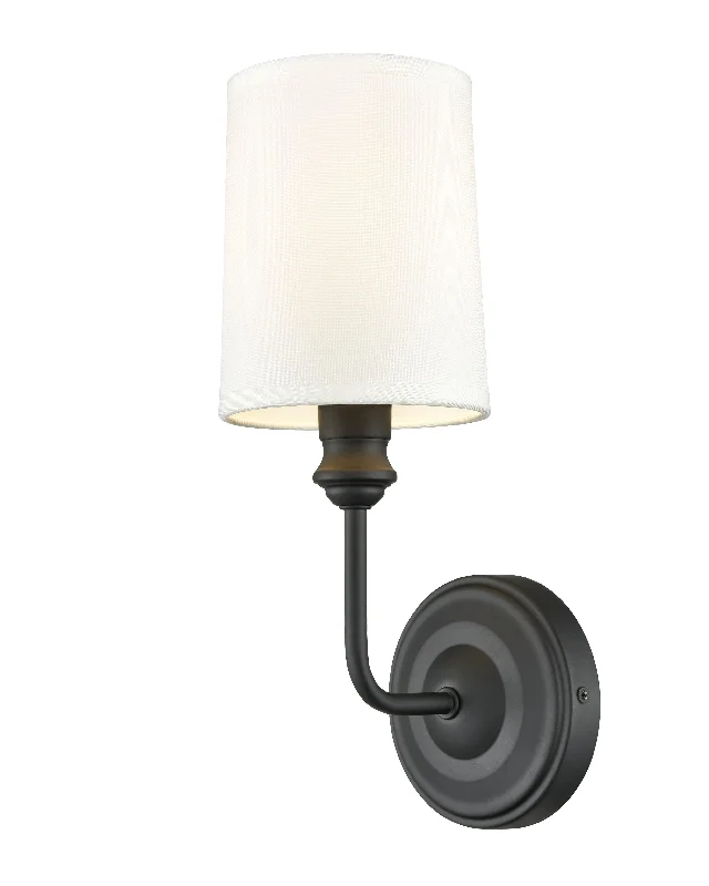 Waterproof Industrial Lighting for Wet AreasLeena Wall Sconce - Matte Black - White Glass - 5.75in. Extension - E12 Candelabra Base Waterproof Industrial Lighting for Wet AreasLeena Wall Sconce - Matte Black - White Glass - 5.75in. Extension - E12 Candelabra Base