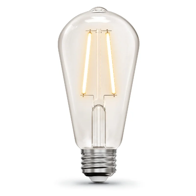 Edison light bulbs for industrial fixtures2.7W (25W Replacement) ST19 E26 Clear Glass Vintage Edison LED Light Bulb, Soft White (4-Pack) Edison light bulbs for industrial fixtures2.7W (25W Replacement) ST19 E26 Clear Glass Vintage Edison LED Light Bulb, Soft White (4-Pack)