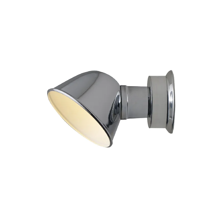 metal wall lamps with a matte black finish for a sleek and modern lookGinger Wall Sconce - Chromed metal wall lamps with a matte black finish for a sleek and modern lookGinger Wall Sconce - Chromed
